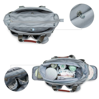 Sac de Voyage Bébé - Prêt pour l'aventure Rose – vue 4 – Yokabag