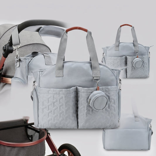 Sac de Voyage Bébé - Prêt pour l'aventure Gris – vue 2 – Yokabag