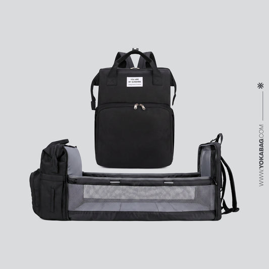 Sac de Voyage Pour Bébé You are my Sunshine (Noir)