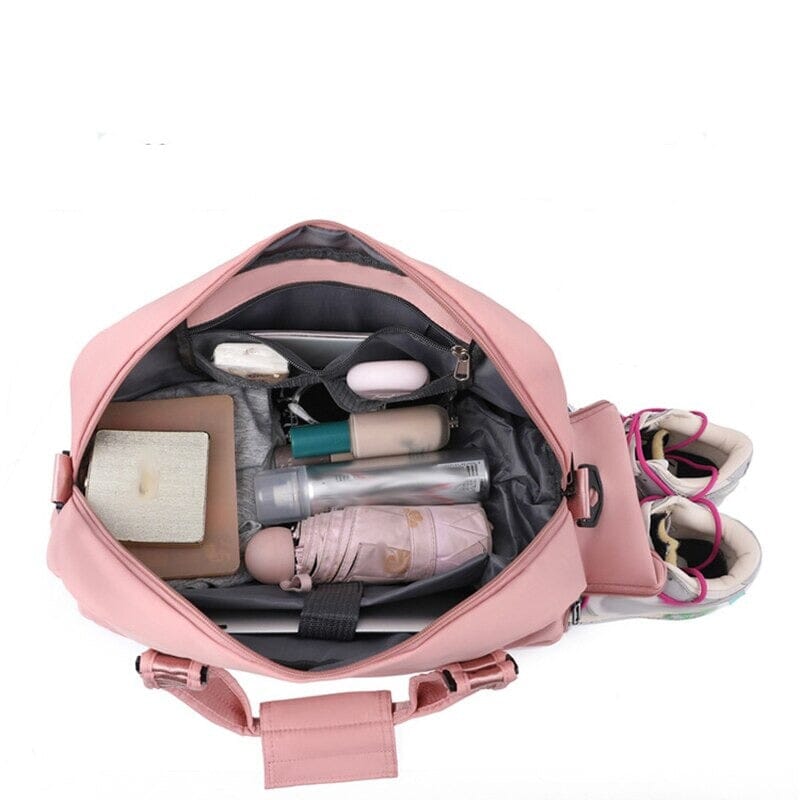 Valise de Voyage Cabine Féminine - Souple Fuchsia – vue 3 – Yokabag