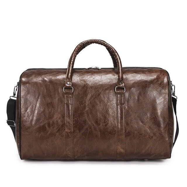Sac de Voyage Vintage - Coloris Marron – vue 2 – Yokabag