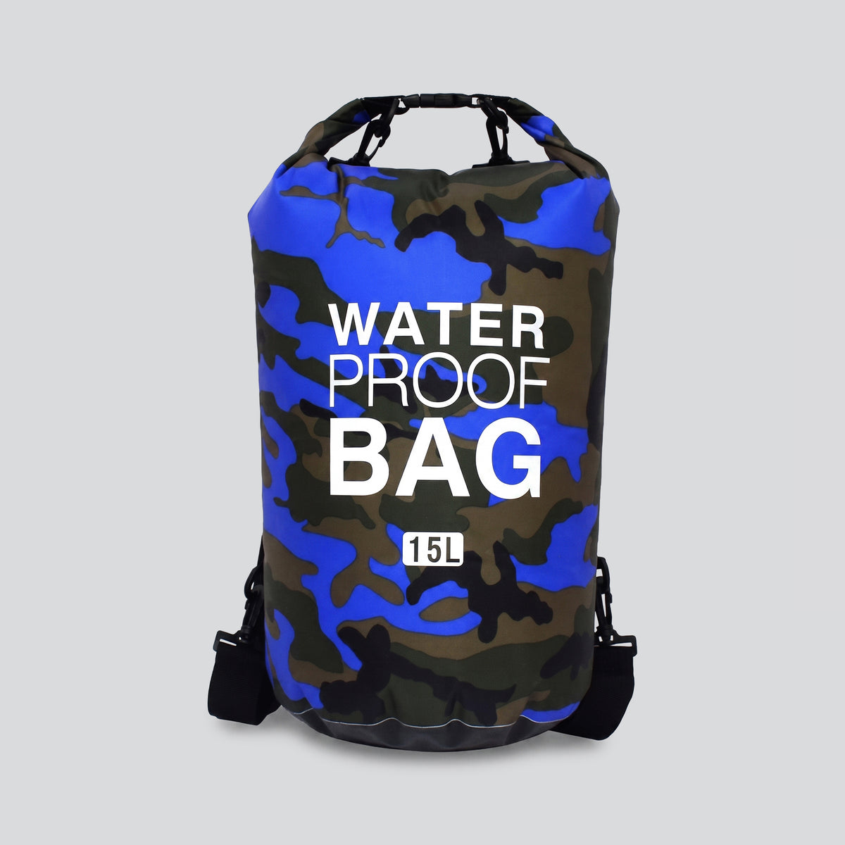 Sac de Voyage Étanche Camouflage Bleu Explorer 15L – vue 4 – Yokabag