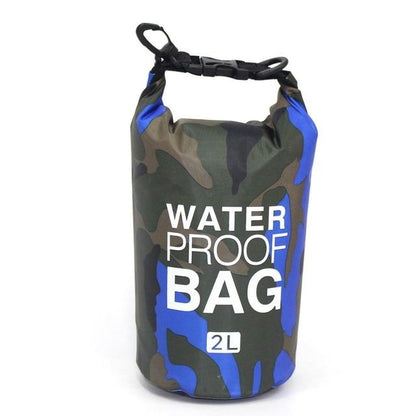 Sac de Voyage Étanche Camouflage Bleu Explorer