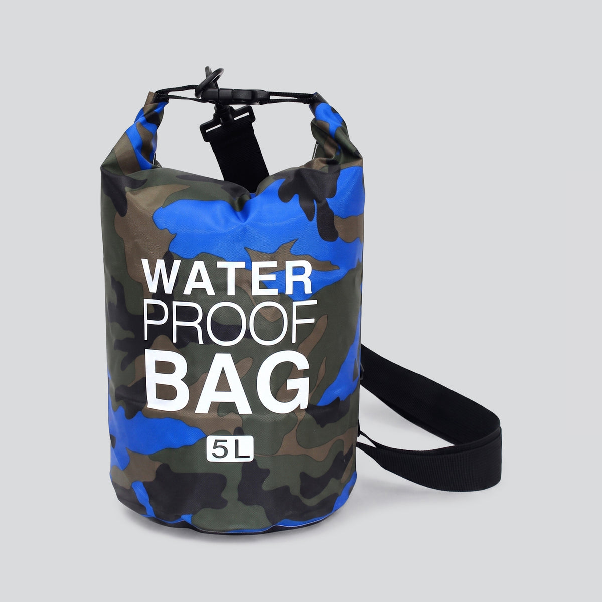 Sac de Voyage Étanche Camouflage Bleu Explorer 5L – vue 2 – Yokabag