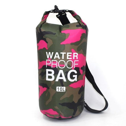 Sac de Voyage Étanche Camouflage Rose Explorer 10L – vue 3 – Yokabag