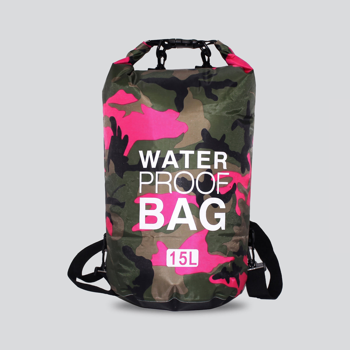 Sac de Voyage Étanche Camouflage Rose Explorer 15L – vue 4 – Yokabag