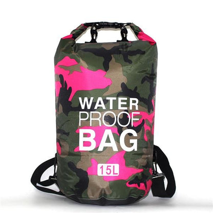 Sac de Voyage Étanche Camouflage Rose Explorer 15L – vue 4 – Yokabag