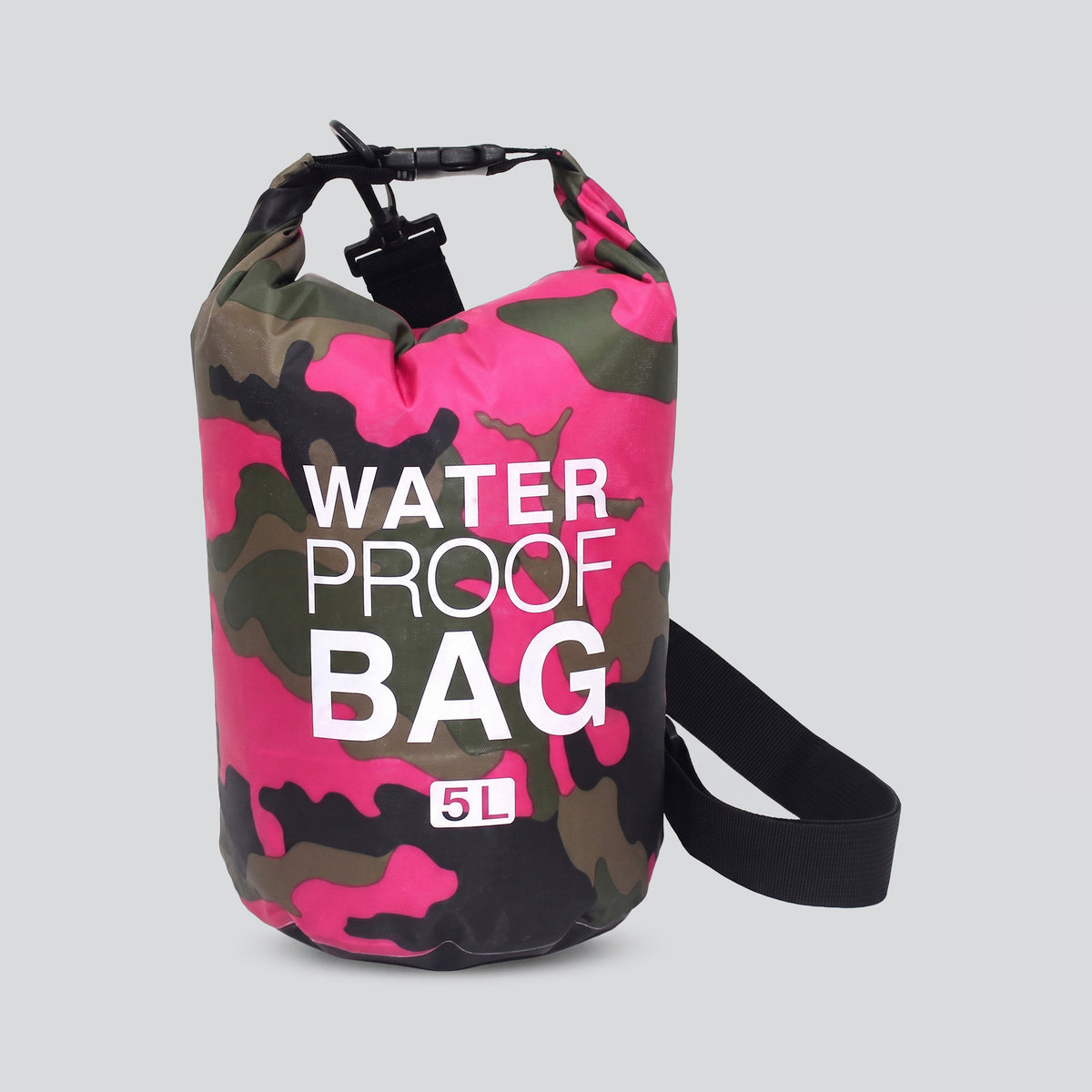 Sac de Voyage Étanche Camouflage Rose Explorer 5L – vue 2 – Yokabag