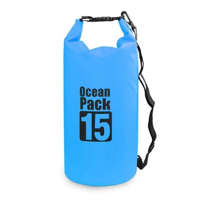 Sac de Voyage Étanche Ocean Pack - Bleu Profond 15L – vue 2 – Yokabag