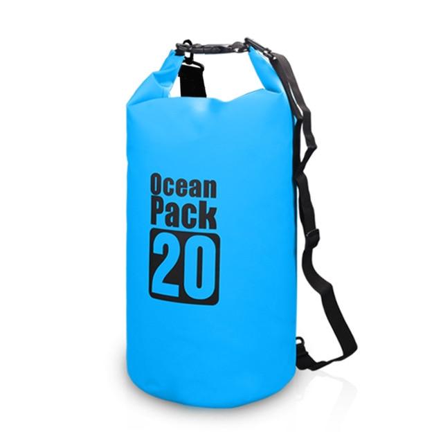 Sac de Voyage Étanche Ocean Pack - Bleu Profond 20L – vue 3 – Yokabag