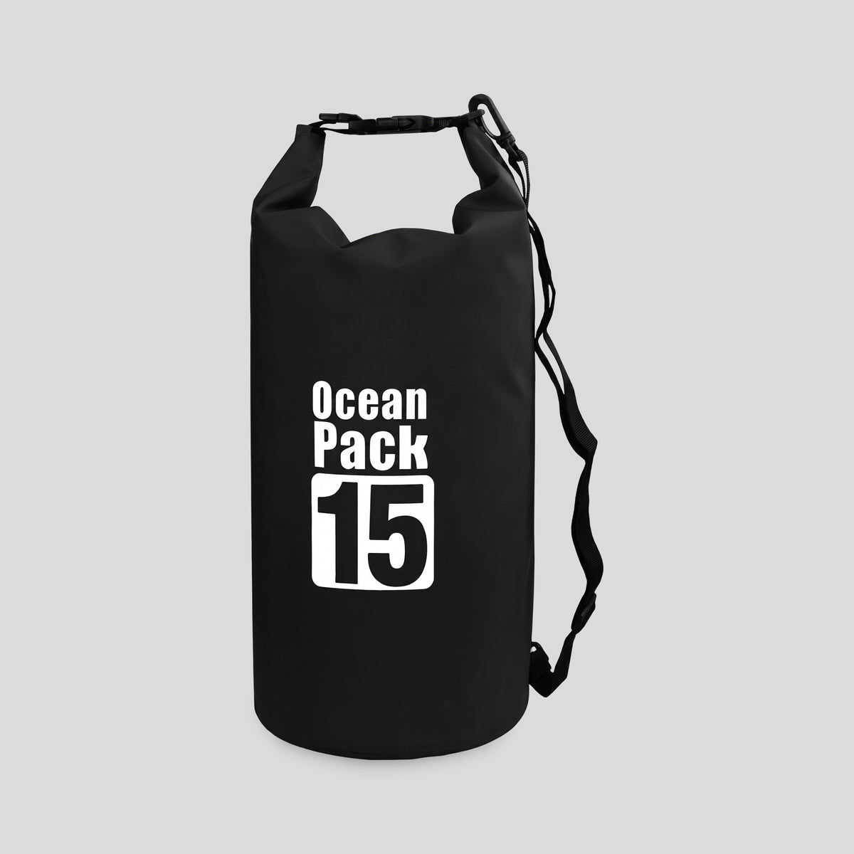 Sac de Voyage Étanche - Ocean Pack - Noir Exploration 15L – vue 2 – Yokabag