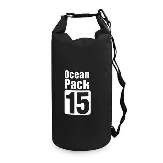 Sac de Voyage Étanche - Ocean Pack - Noir Exploration 15L – vue 2 – Yokabag