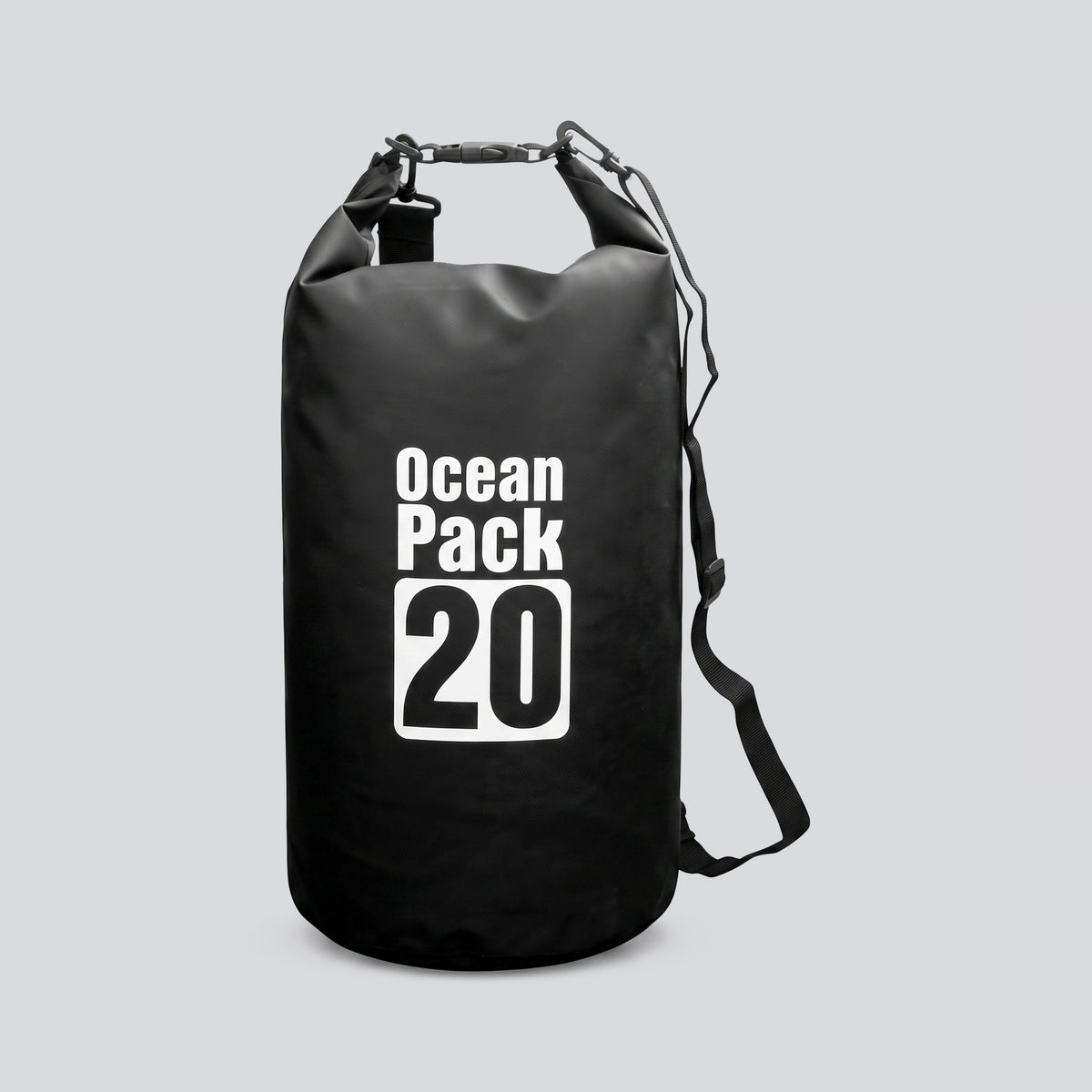 Sac de Voyage Étanche - Ocean Pack - Noir Exploration 20L – vue 3 – Yokabag