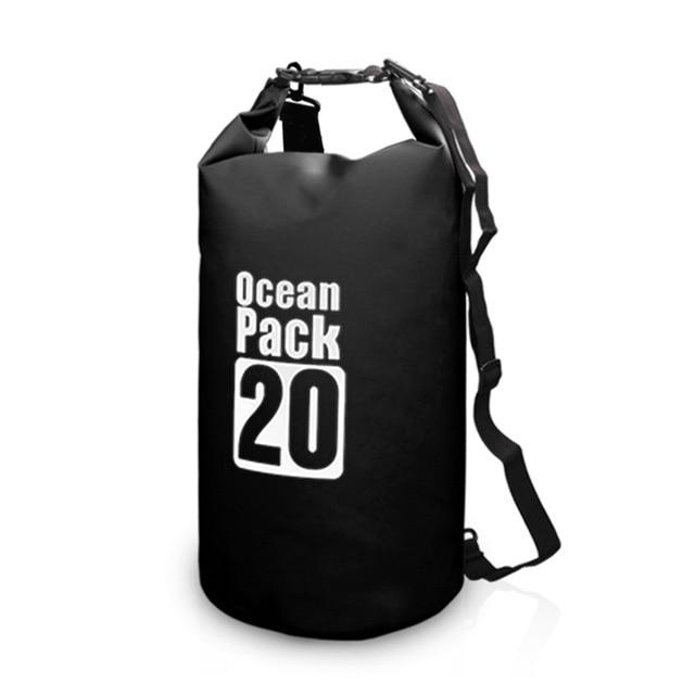 Sac de Voyage Étanche - Ocean Pack - Noir Exploration 20L – vue 3 – Yokabag
