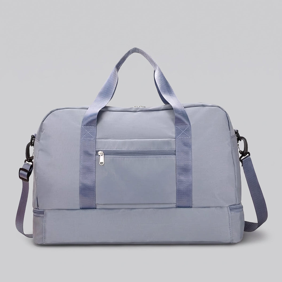 Sac de Voyage Femme Bleu Ciel avec Compartiment Chaussures – vue 8 – Yokabag