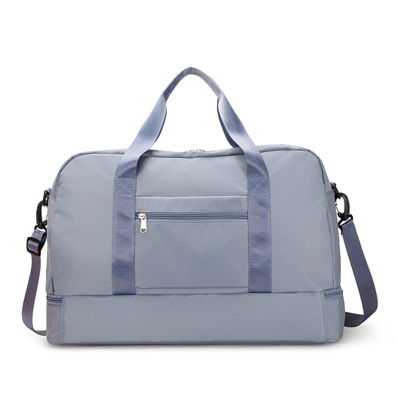 Sac de Voyage Femme Bleu Ciel avec Compartiment Chaussures – vue 8 – Yokabag