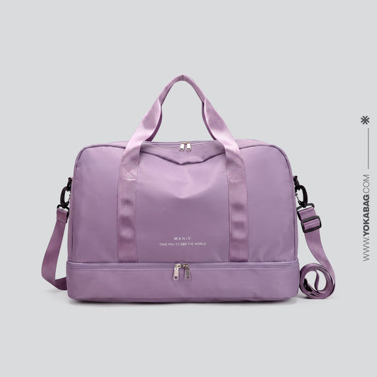 Sac de Voyage pour Femme avec Compartiment Chaussures - Violet