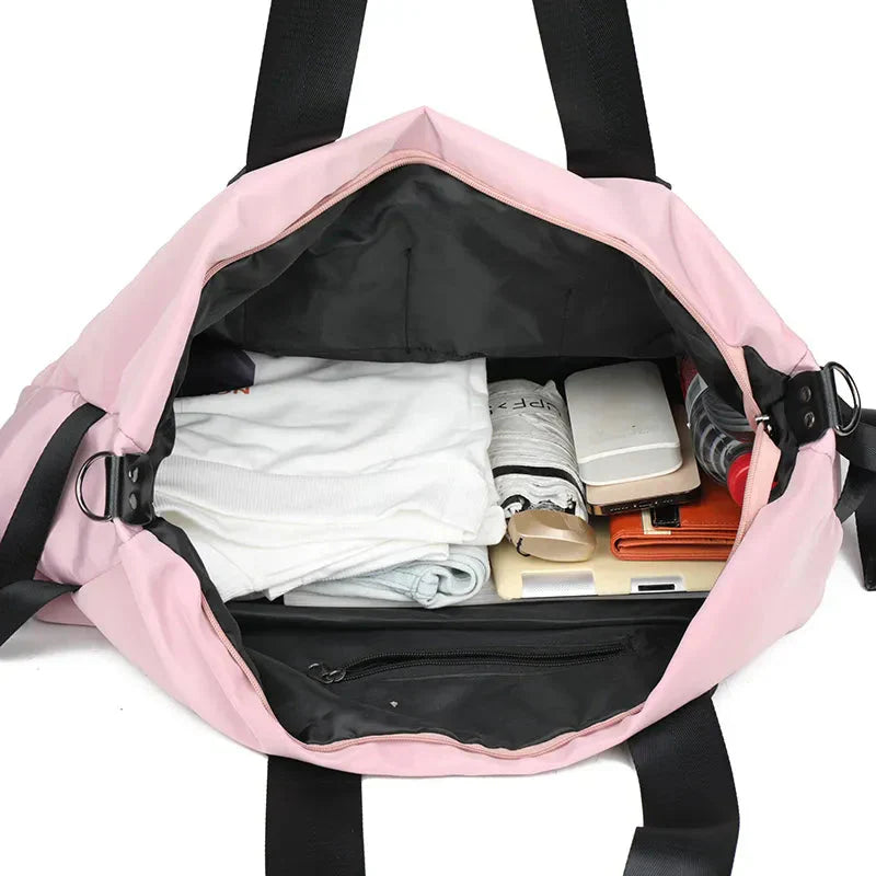 Sac de Voyage Femme - Fourre-Tout à Bandoulière Gris – vue 4 – Yokabag