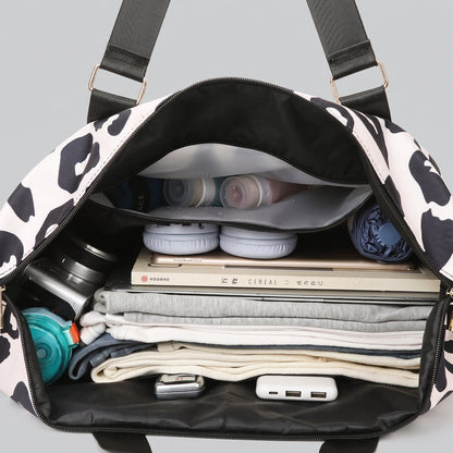 Sac de Voyage Femme - Léopard Safari Rose – vue 2 – Yokabag