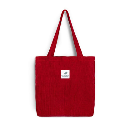 Sac de Voyage Femme en Velours Côtelé Bleu Marine – vue 5 – Yokabag