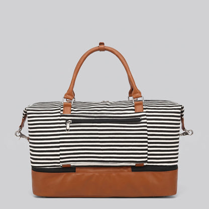 Sac de Voyage Femme Week-End - Rayures en Mer – vue 5 – Yokabag