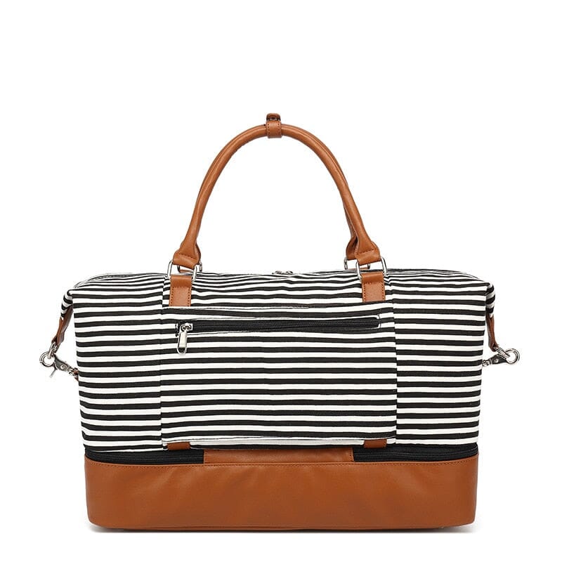 Sac de Voyage Femme Week-End - Rayures en Mer – vue 5 – Yokabag