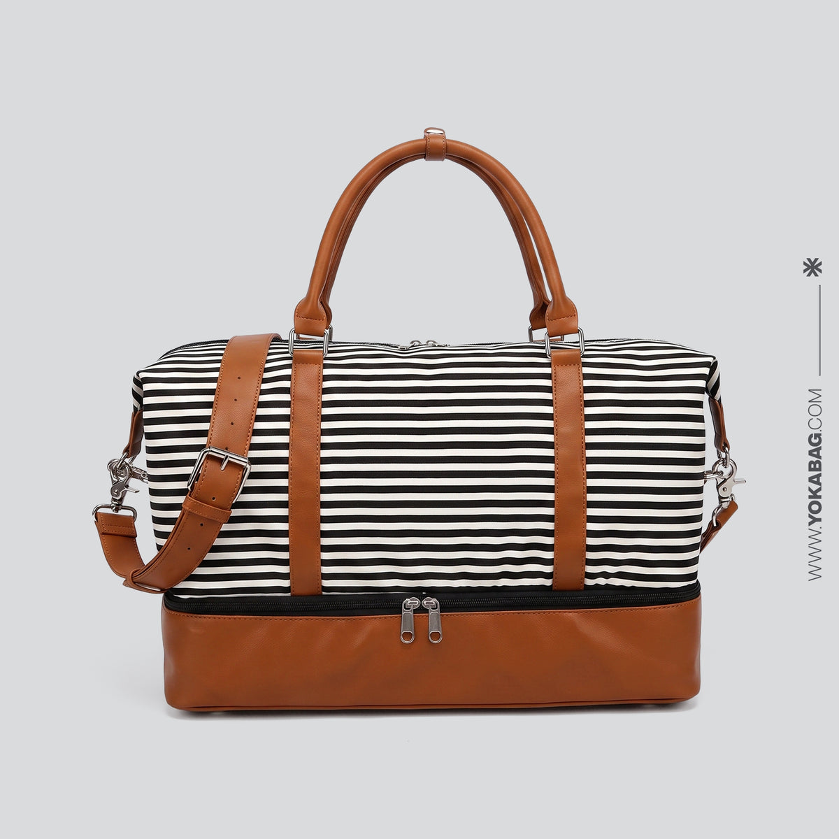 Sac de Voyage Femme Week-End - Rayures en Mer