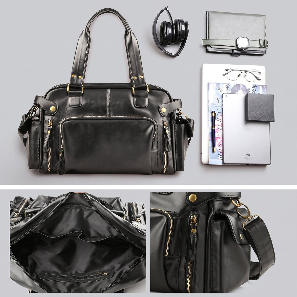 Sac de Voyage Homme Vintage – vue 5 – Yokabag