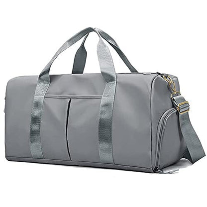 Sac de Voyage Personnalisé pour Femme en Vogue Gris – vue 7 – Yokabag