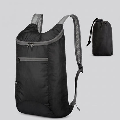 Sac à Dos Pliable pour Voyage Compact Bleu Ciel – vue 2 – Yokabag