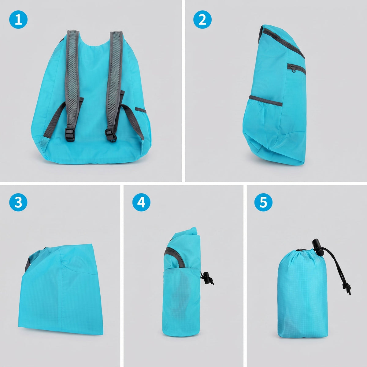 Sac à Dos Pliable pour Voyage Compact – vue 13 – Yokabag