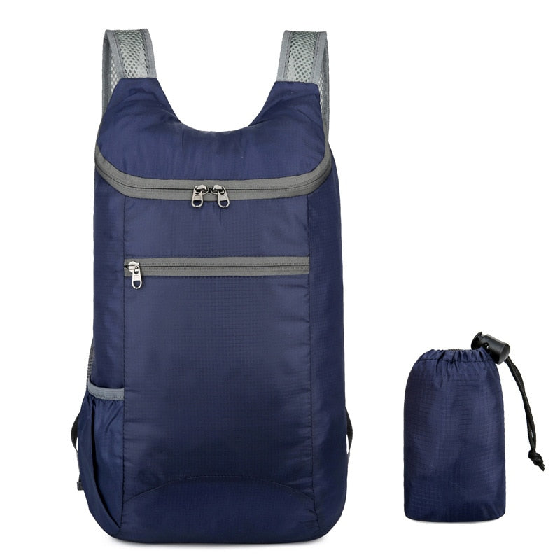 Sac à Dos Pliable pour Voyage Compact Vert – vue 5 – Yokabag
