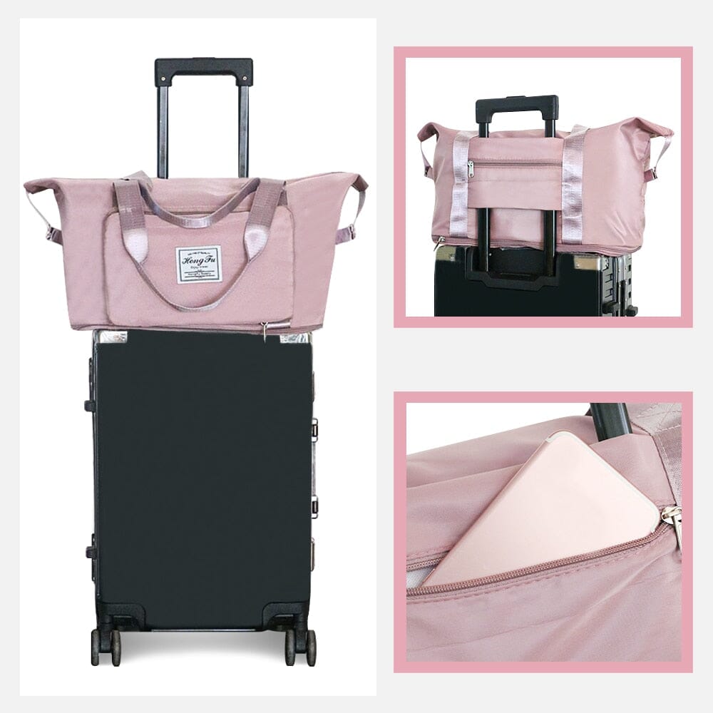 Sac de Voyage Pliable et Extensible Violet – vue 6 – Yokabag