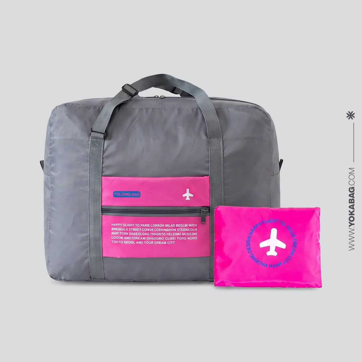 Sac de Voyage Pliable - (Rose)