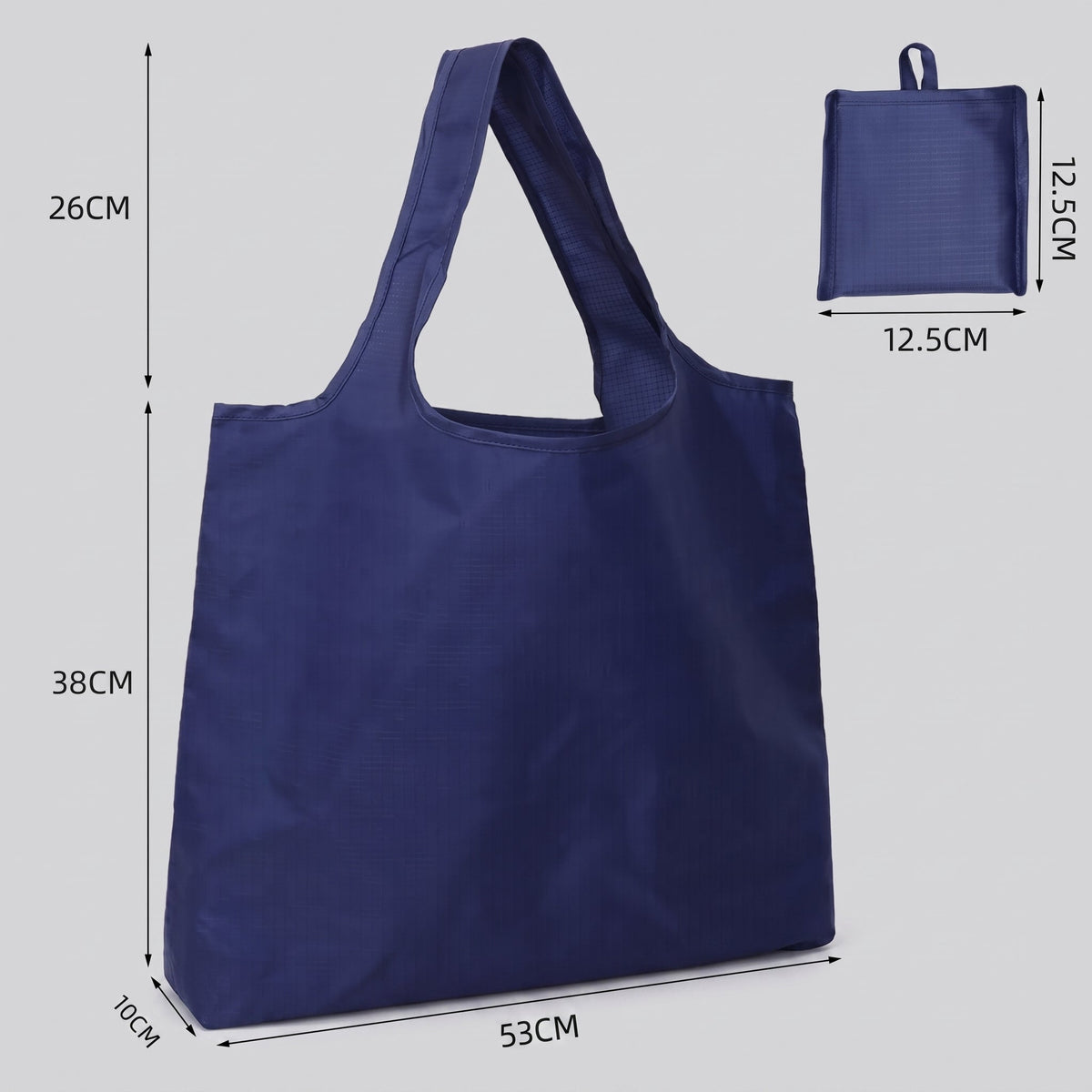 Sac de Voyage Pliable - Tote Bag Gris – vue 3 – Yokabag
