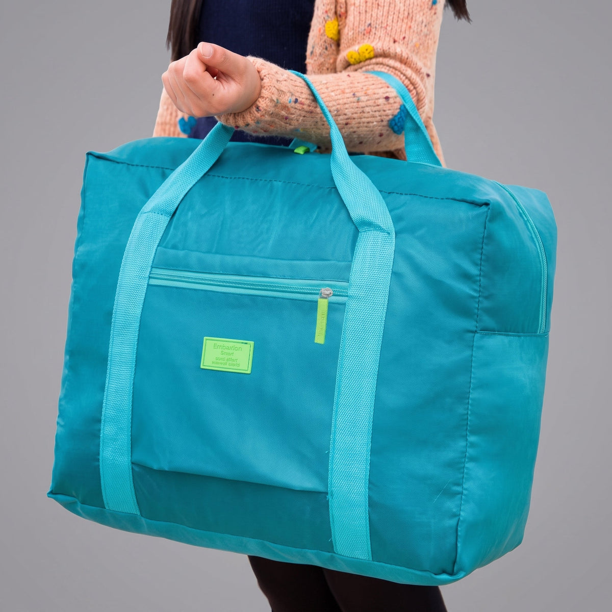 Sac de Voyage Pliable - Traveler's Journey Noir – vue 2 – Yokabag