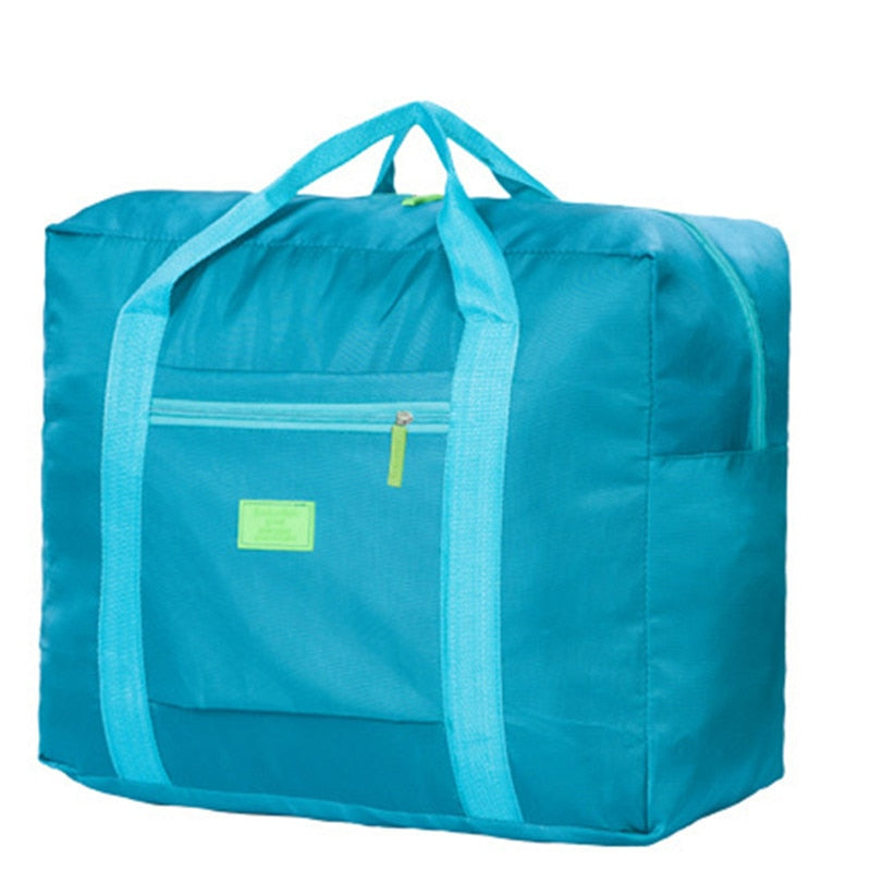 Sac de Voyage Pliable - Traveler's Journey Bleu Marine – vue 3 – Yokabag