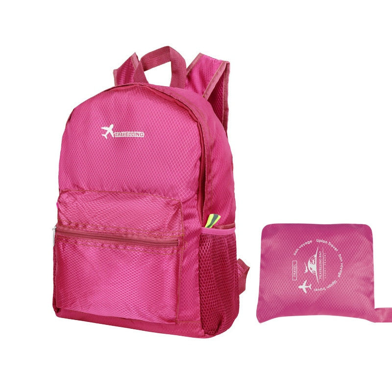 Sac à Dos de Voyage Pliable - Traveller Rose – vue 5 – Yokabag
