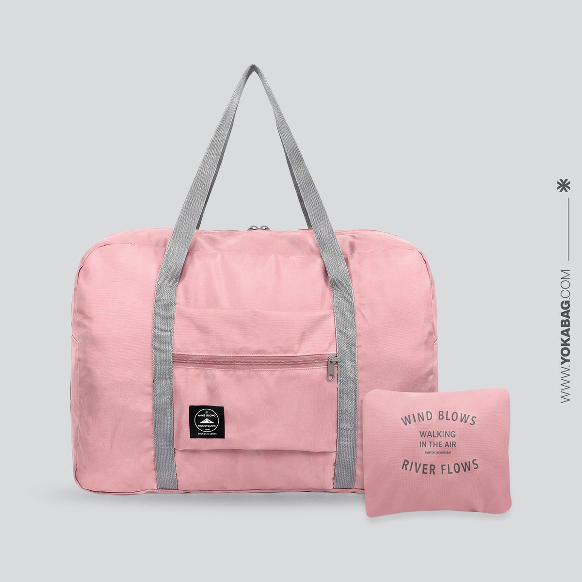 Sac de Voyage Pliable - Windflow & Riverflow (Rose)