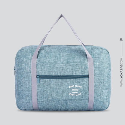 Sac de Voyage Pliable - Exploration au Vent et à l'Écume Vert – vue 2 – Yokabag