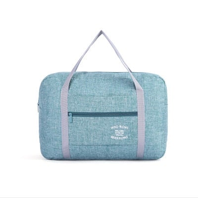 Sac de Voyage Pliable - Exploration au Vent et à l'Écume Vert – vue 2 – Yokabag