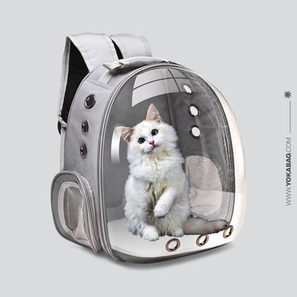 Sac de Voyage Chat - La Grande Aventure Gris – vue 2 – Yokabag
