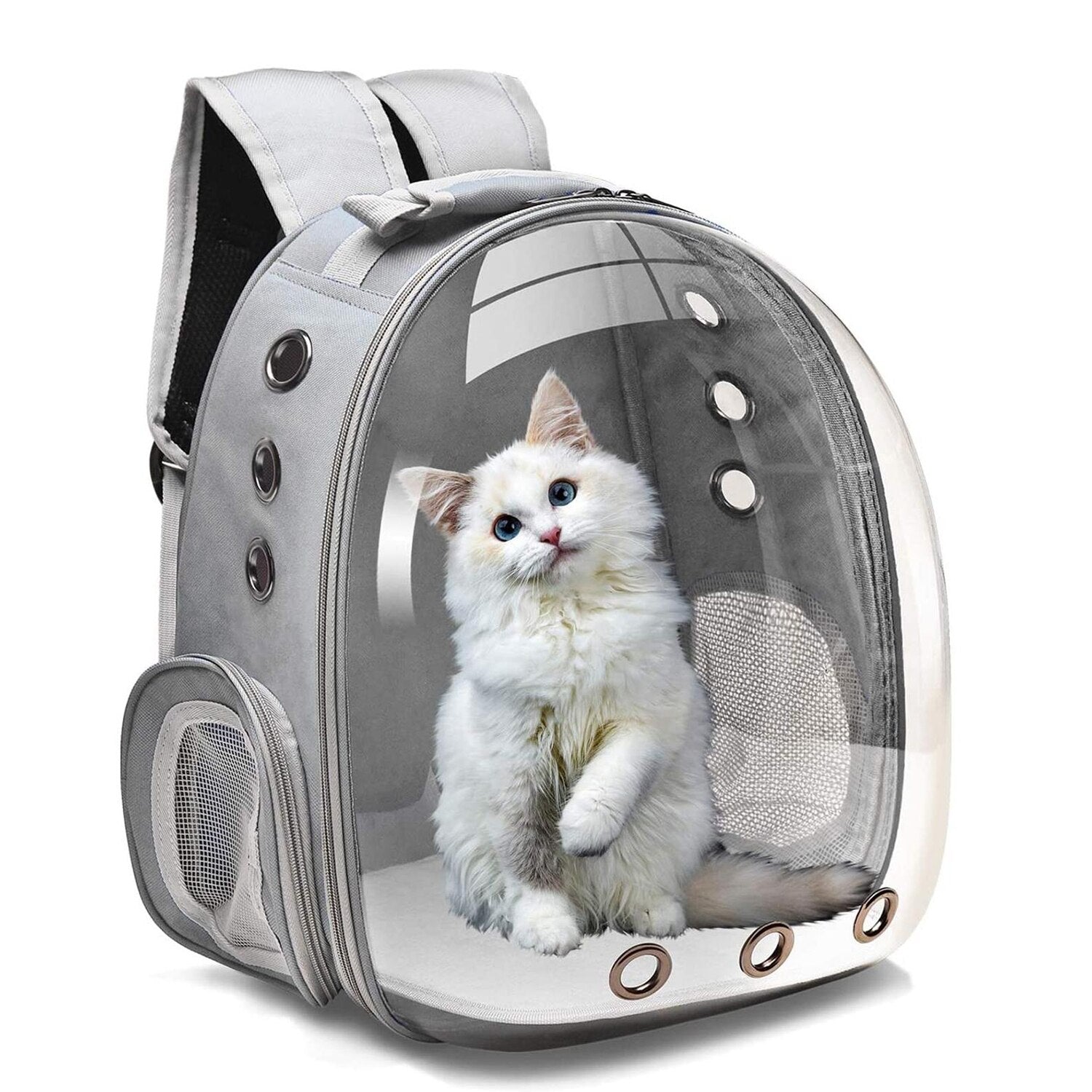 Sac de Voyage Chat - La Grande Aventure Gris – vue 2 – Yokabag