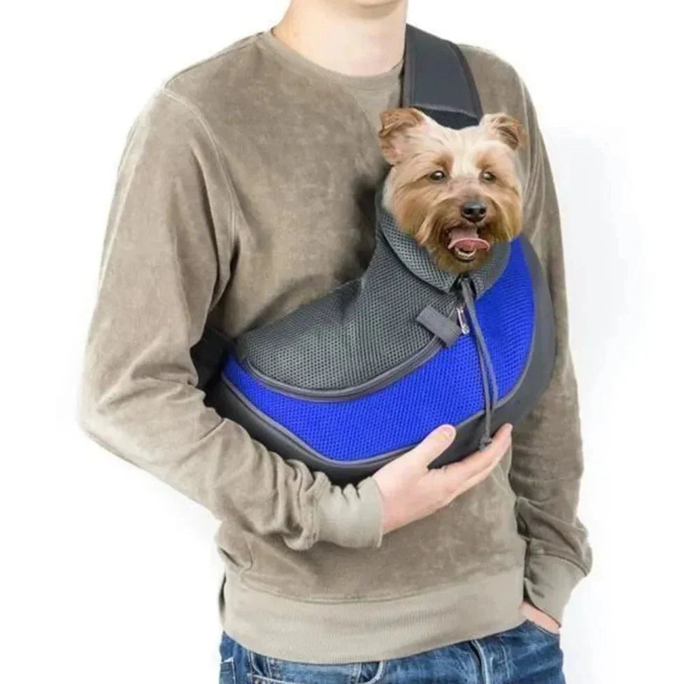 Sac de Voyage pour Chien - Bandoulière Confort 100% Voyage Noir – vue 3 – Yokabag