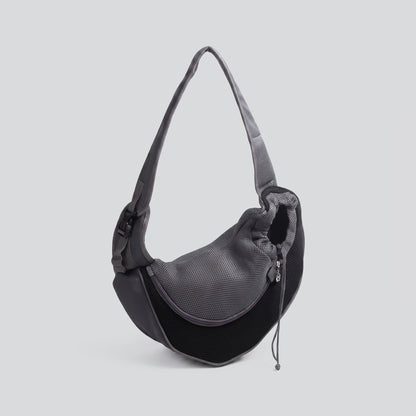 Sac de Voyage pour Chien - Bandoulière Confort 100% Voyage Noir – vue 4 – Yokabag