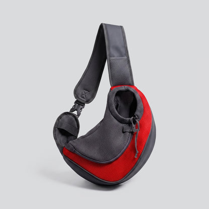 Sac de Voyage pour Chien - Bandoulière Confort 100% Voyage Rouge – vue 5 – Yokabag