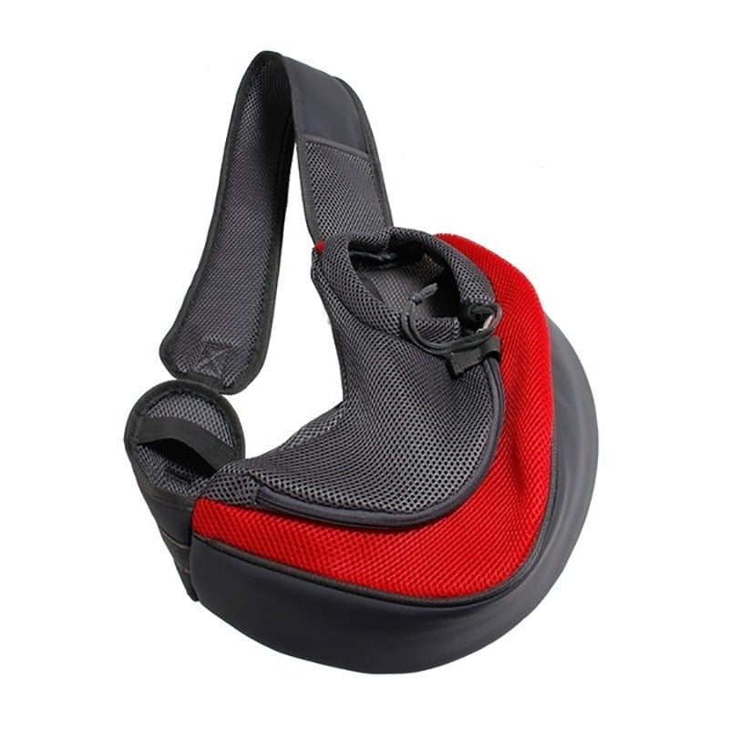 Sac de Voyage pour Chien - Bandoulière Confort 100% Voyage Rouge – vue 5 – Yokabag