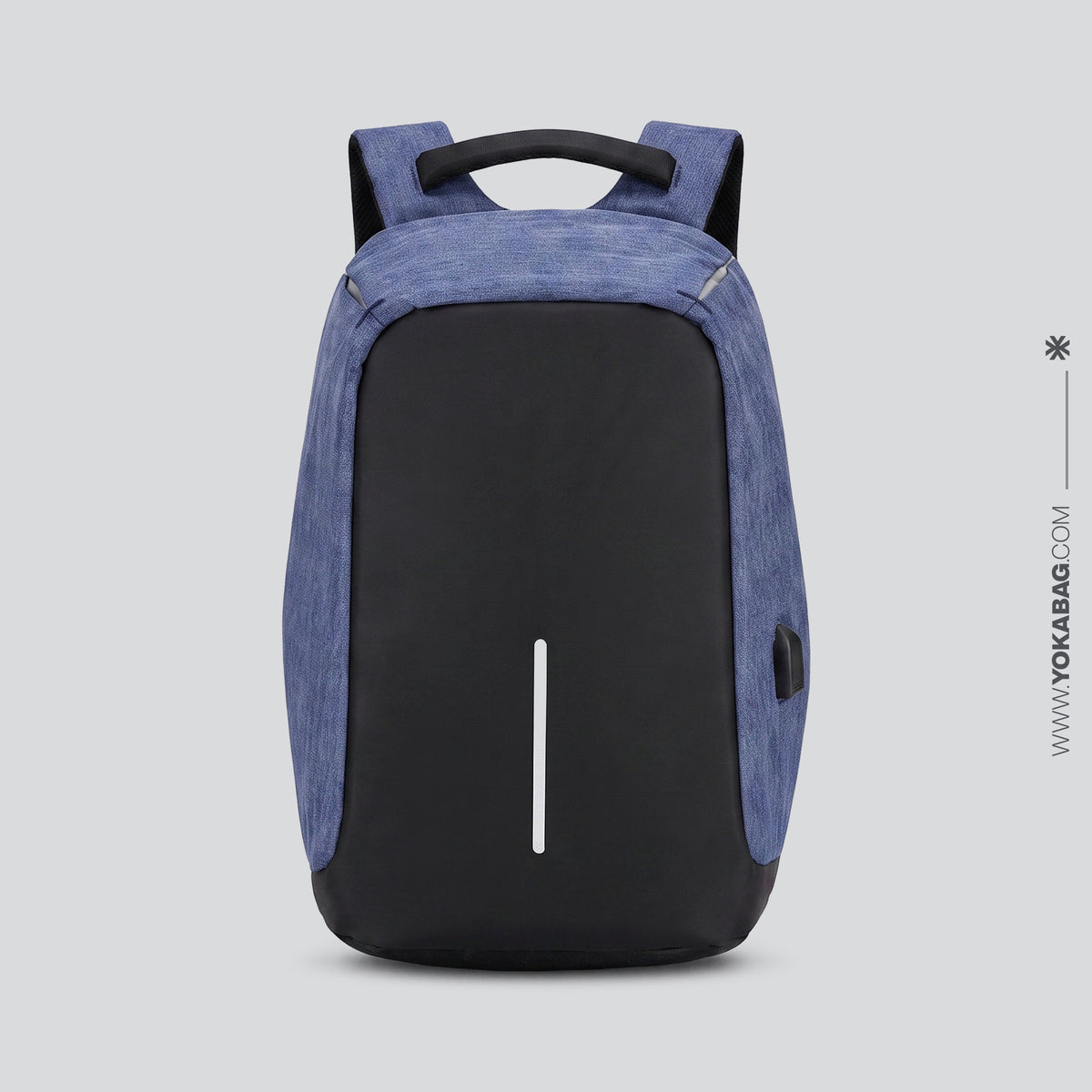 Sac de Voyage pour Ordinateur Portable Travel Light Bleu – vue 3 – Yokabag