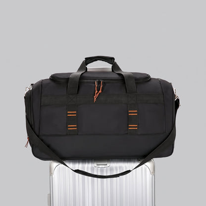 Sac de Voyage Souple avec Compartiment Chaussures Bleu – vue 2 – Yokabag