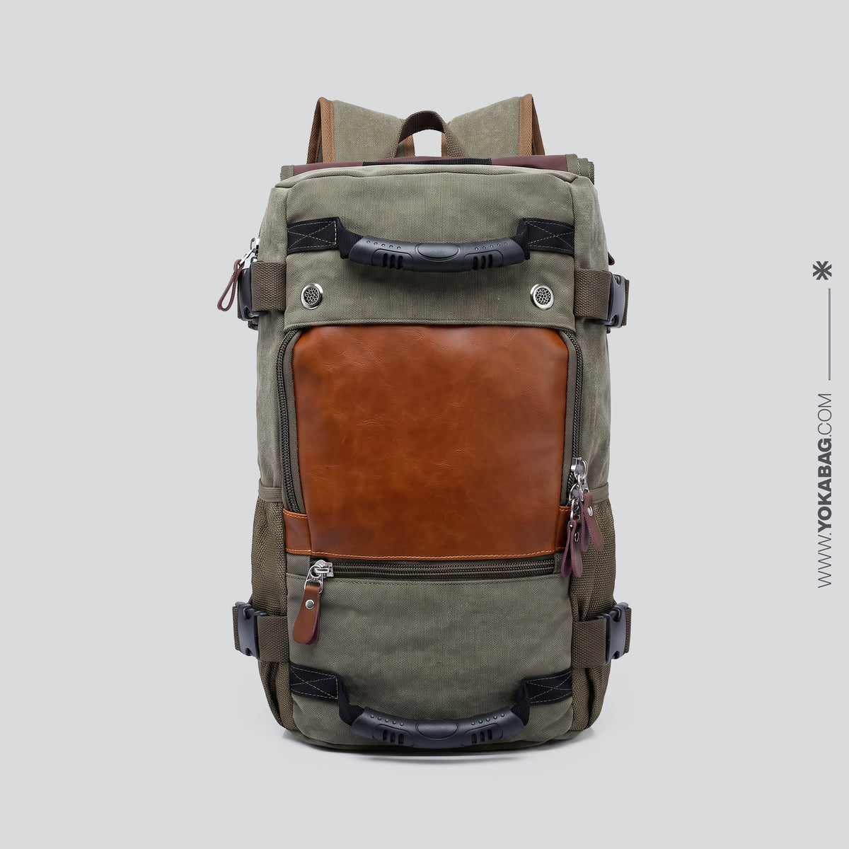 Sac à Dos de Voyage Vintage - Explorateur (Convertible) – vue 6 – Yokabag